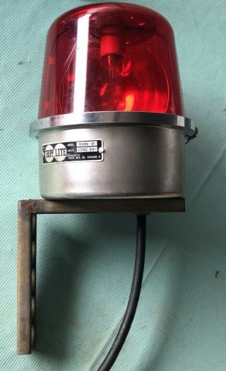 Tripp Lite Vintage Warning Signal Beacon Light Red Rotating Car Truck Rare