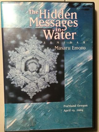 Masaru Emoto: The Hidden Messages In Water (dvd,  2009) Rare