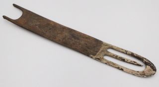 Vintage Antique Maritime Nautical Hand Carved Wood Fishing Net Needle