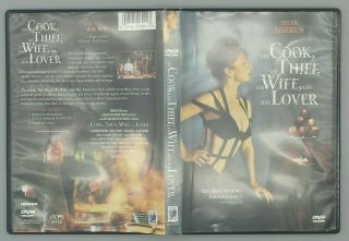 The Cook,  The Thief,  His Wife,  And Her Lover (dvd,  2001) Rare & Out Of Print Oop