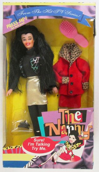 The Nanny Fran Drescher Talking Doll (rare Long Straight Hair Version)