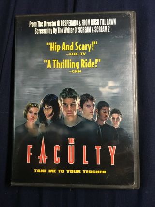 The Faculty (dvd,  1999) Rare Oop Horror