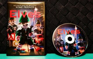 Elves (dvd 2018) Rare Indie Htf Christmas Horror,  Former Rental,