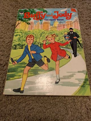 Vintage Buffy And Jody Coloring Book “family Affair” - Rare - Whitman 1969