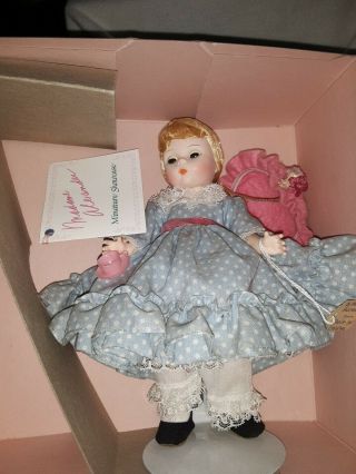 Vintage Madame Alexander - Miss Muffet 8 " 1985 Miniature Showcase