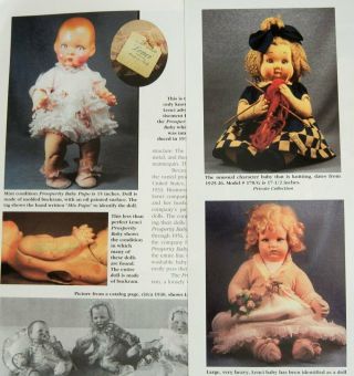 7p History Article,  Color Pics - Rare Antique Lenci Cloth Baby Dolls 3
