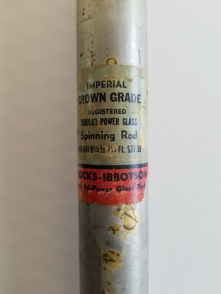 Vintage Horrocks - Ibbotson Imperial Registered Spinning Rod Power Glass