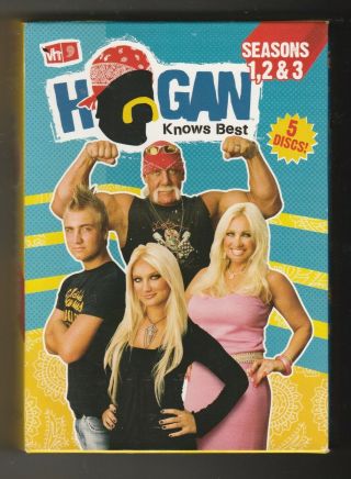 Hogan Knows Best: Seasons 1 2 & 3 Dvd Box Set Hulk Hogan Wwe Wwf Rare Htf