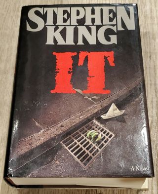 Stephen King.  It.  Viking,  1986.  1st Hc/dj 1st Print,  Rare Fast Vg