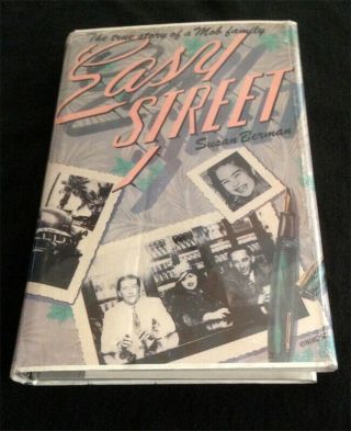 Easy Street By Susan Berman Rare 1981 Dial Press Hcdj Jewish Mob Family