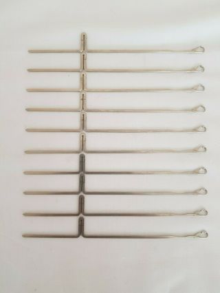 Rare Brother Knitting Machine Parts Bulky 9mm Kr260 Kr - 260 Ribber Needles X10