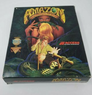 Amazon Guardians Of Eden Vintage Pc Game Ms - Dos Ibm Big Box 3.  5 " Disks Rare