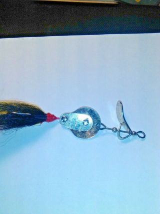 Old Lure Have A Vintage Al Foss Shimmy Lure In Good Shape For Age,  Was Fished.