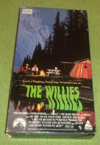 The Willies Vhs Horror 1990 Prism Video Halloween Rare Halloween