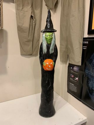 Vintage Don Featherstone 38 " Witch Candle Blow Mold,  Rare No Cord