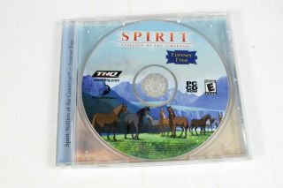 Spirit Stallion Of The Cimarron Forever Pc Game 2002 Rare Disc Back Art