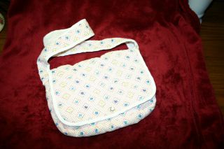 Vintage Cabbage Patch Quilted Baby Doll Diaper Bag Doll Carrier