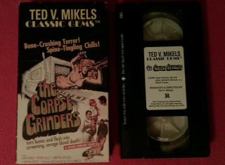The Corpse Grinders - Vhs (horror/grindhouse) Classic.  Halloween Special Rare