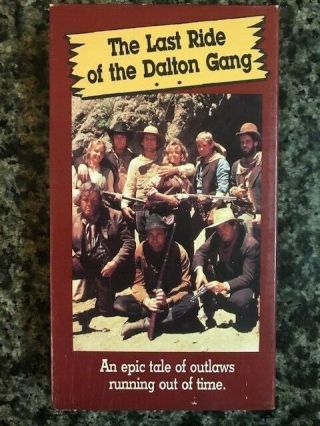 The Last Ride Of The Dalton Gang (1979) Rare Vhs - Jack Palance - Western,