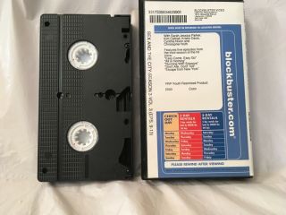Blockbuster Video Rental VHS SEX AND THE CITY SEASON 3.  eps 9 - 13.  VERY RARE 2