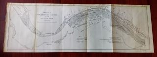 1899 Philadelphia Harbor On The Delaware River Sketch Map Petty Island