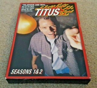 Titus - Seasons 1 & 2 Anchor Bay Oop Htf Rare Tv Show Comedy Stacy Keach