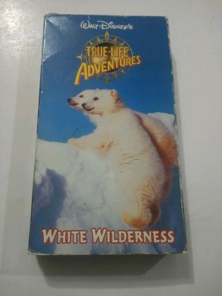 True - Life Adventures: White Wilderness Vhs,  1998 Disney Rare Oop