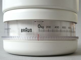 Braun Modernist Minimalist 2 Kg Kitchen Scales Type 4243 Dieter Rams Vitsoe Era