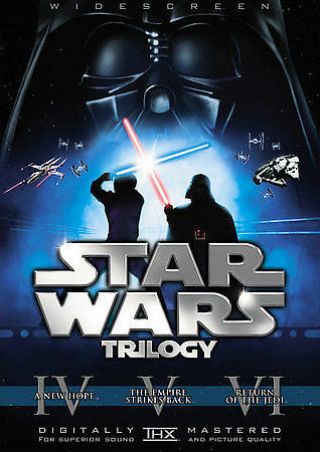 Star Wars Trilogy - Fox Dvd,  6 - Disc Set - 1st Three Films - Oop/rare - Region 1