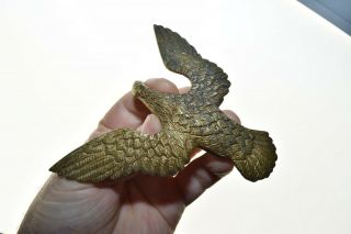 Antique Brass Eagle Finial Coffee Grinder ? Figural Metal