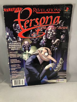 Extremely Rare Revelations Series: Persona (sony Playstation Ps1) Guide Atlus