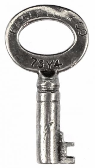 Vintage Eagle Lock Co.  Steamer Trunk Key 73y4 - Ref.  K303