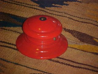 Vintage Coleman Lantern Parts - Model 200a - Red - Vent Cap - High Top - Slotted - 1960`s