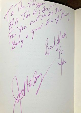 RARE SIGNED Jack from Grit to Glory Jack Van Berg Horse Racing Trainer Bio Book 2