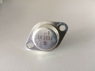 Ultra Rare Siemens Halske 2n 3055 - 5 Factory Matched Transistors One Pair