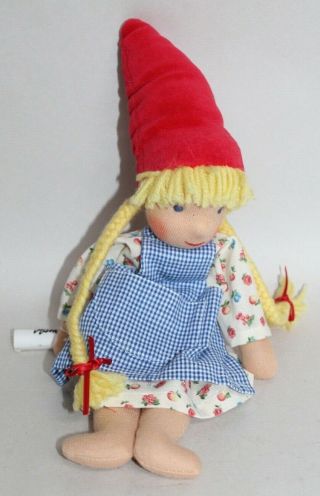 VINTAGE Kathe Kruse CLOTH DOLL Gnome Girl KIKI 3
