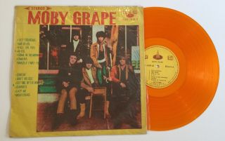 Moby Grape Lp Taiwan Press Ultra Rare 1967 Psych Skip Spence Orange Vinyl
