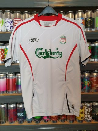 Liverpool 2005/2006 Away Football Shirt Mens Medium Retro Vintage Classic Rare