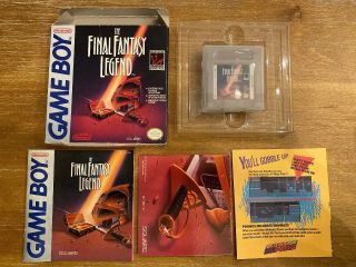 Final Fantasy Legend (nintendo Game Boy,  1990) Complete Awesome & Rare