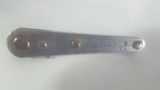 Rare Vintage Flat Midget M - 70 Ratchet Wrench 9/32 Snap - On Hard To Find