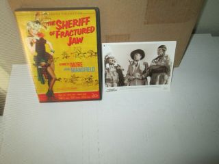 Sheriff Of Fractured Jaw Rare Dvd With 4 Postcards Jayne Mansfield 1958