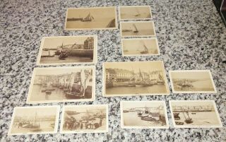 Antique Rare Albumen Photographs By " Dieppe " Circa 1800s Set Of 12