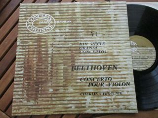 Rare Ed1 Charles Cyroulnik Beethoven Ducretet - Thomson Cc 596 France
