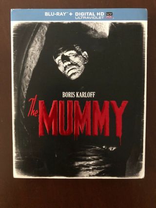 1932 Boris Karloff In The Mummy (blu - Ray Disc & Rare Oop Slipcover) Like