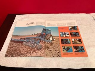 RARE 1973 FORD FARM TRACTOR 8600 DEALER ADVERTISING SALES BROCHURE 3