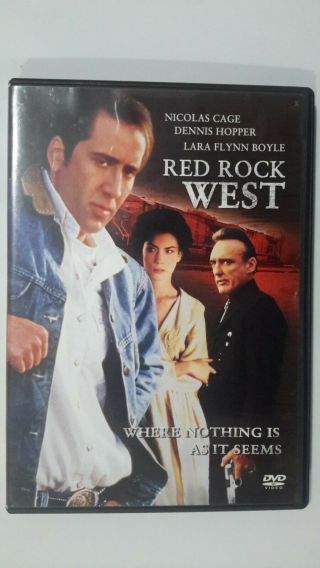 Red Rock West Pre - Owned Good Cond.  Rare Noir Nicholas Cage (dvd,  1999)