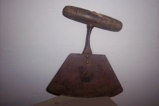 Antique Primitive Hand Food Chopper Kitchen Tool Turn Of The Century