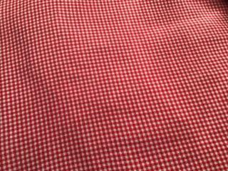 Ralph Lauren Red Gingham Plaid Check Full Fitted Sheet Rare & Hard To Find