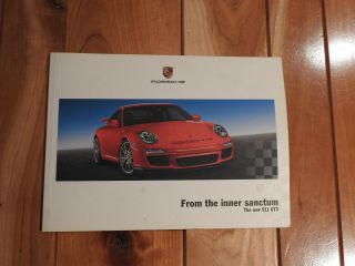 2008 Porsche 911 Gt3 " From The Inner Sanctum " Sales Booklet Rare