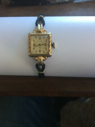 Vintage Ladies Elgin 17 Jewel 662 Mechanical Watch 1925 Scribed Inside